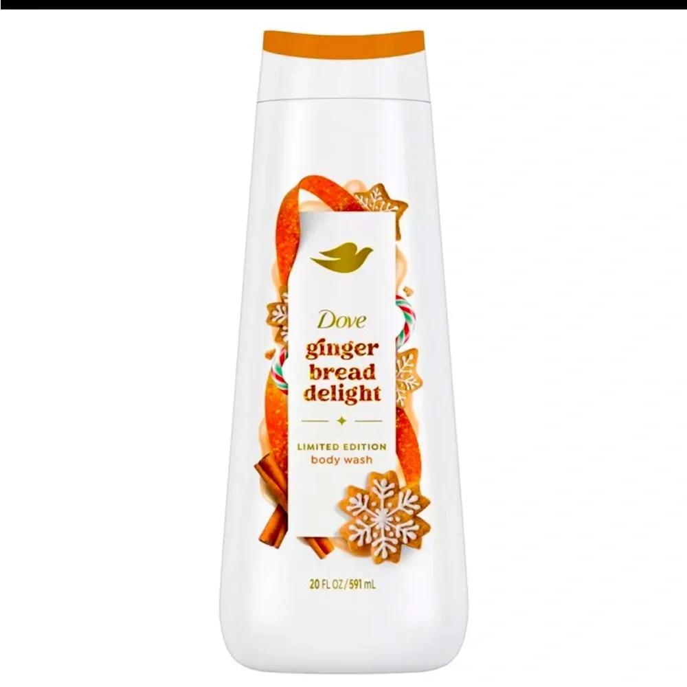 Dove Beauty 2024 Limited Edition Holiday Treat Body Wash Gingerbread Delight